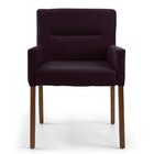 Kit 2 Poltronas Decorativas Base Madeira Angel Veludo C-292 U