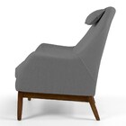 Kit 2 Poltronas Decorativas Base Madeira Selena Veludo C-317