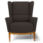 Kit 2 Poltronas Decorativas Base Manu Madeira Milena C-34 Sin