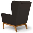 Kit 2 Poltronas Decorativas Base Manu Madeira Milena C-34 Sin