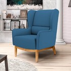 Kit 2 Poltronas Decorativas Base Manu Madeira Milena Veludo C