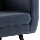 Kit 2 Poltronas Decorativas Base Tabaco 7015 Veludo Dmobiliar