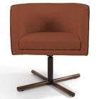 Kit 2 Poltronas Decorativas Base Xis Madeira Betina B-235 Lin