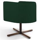 Kit 2 Poltronas Decorativas Base Xis Madeira Betina B-303 Vel