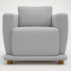 Kit 2 Poltronas Decorativas Bridge Clássica Bouclé Premium De