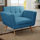 Kit 2 Poltronas Decorativas Bruna Sala De Estar Quarto Recepç