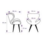 Kit 2 Poltronas Decorativas Cadeiras Egg Com Capitonê Amarela