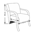 Kit 2 Poltronas Decorativas Cinza Gigante Móveis