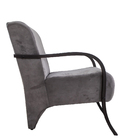 Kit 2 Poltronas Decorativas Cinza Gigante Móveis