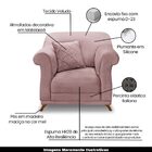 Kit 2 Poltronas Decorativas Com 2 Almofadas Armstrong Veludo