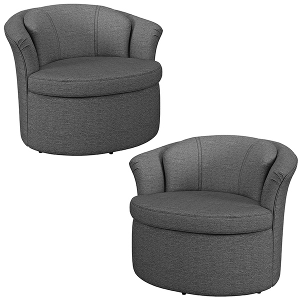 Kit 2 Poltronas Decorativas Com Sapata De Plástico Granada Li