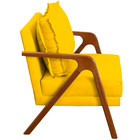 Kit 2 Poltronas Decorativas Confortáveis Para Sala Shine Sued