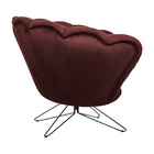 Kit 2 Poltronas Decorativas Crown Pés Borboleta Giratório Vel