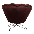 Kit 2 Poltronas Decorativas Crown Pés Borboleta Giratório Vel