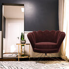 Kit 2 Poltronas Decorativas Crown Pés Borboleta Giratório Vel