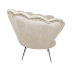 Kit 2 Poltronas Decorativas Crown Pés Palito Polido Veludo Be