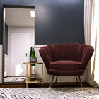 Kit 2 Poltronas Decorativas Crown Pés Palito Ponteira Gold Ve