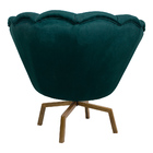 Kit 2 Poltronas Decorativas Crown Pés Spider Giratório Veludo