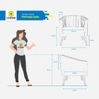 Kit 2 Poltronas Decorativas Dalia Pés De Madeira Suede Marrom