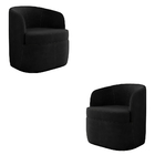 Kit 2 Poltronas Decorativas Design Moderno Bel Sala De Estar