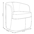 Kit 2 Poltronas Decorativas Design Moderno Bel Sala De Estar