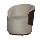 Kit 2 Poltronas Decorativas E 1 Puff Grande Design Orgânico B