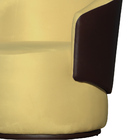 Kit 2 Poltronas Decorativas E 1 Puff Grande Design Orgânico B