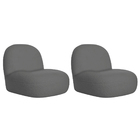 Kit 2 Poltronas Decorativas Escritório Recepção Sala Amsterdã