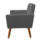 Kit 2 Poltronas Decorativas Gênesis Para Sala E Quarto Pés Pa