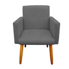 Kit 2 Poltronas Decorativas Gênesis Para Sala E Quarto Pés Pa