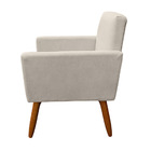 Kit 2 Poltronas Decorativas Gênesis Para Sala E Quarto Pés Pa