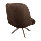 Kit 2 Poltronas Decorativas Giratória Champagne Dortmund Velu