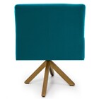 Kit 2 Poltronas Decorativas Giratórias Base Giromad Madeira A