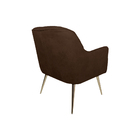 Kit 2 Poltronas Decorativas Hannah Pés Gold Palito Veludo Mar