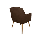 Kit 2 Poltronas Decorativas Hannah Pés Madeira Palito Veludo