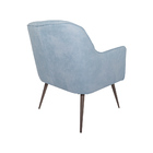 Kit 2 Poltronas Decorativas Hannah Pés Palito Chocolate Pet C