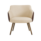 Kit 2 Poltronas Decorativas Kitana Pés Palito Pu Sintético/li