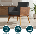 Kit 2 Poltronas Decorativas Lis Para Sala Quarto Recepção Sue