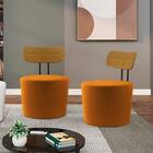 Kit 2 Poltronas Decorativas Lua Veludo Moll