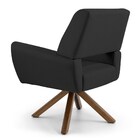 Kit 2 Poltronas Decorativas Melli Base Giromad Giratória Linh