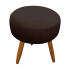 Kit 2 Poltronas Decorativas Nina + Puff Veludo Marrom - Speci