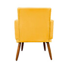 Kit 2 Poltronas Decorativas Nina Veludo Amarelo Speciale Home