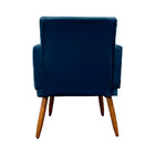 Kit 2 Poltronas Decorativas Nina Veludo Azul Speciale Home