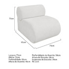 Kit 2 Poltronas Decorativas Orgânica Escritório Recepção Sala