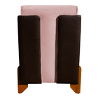 Kit 2 Poltronas Decorativas P/ Sala Quarto Heloisa Veludo Com