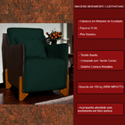 Kit 2 Poltronas Decorativas P/ Sala Quarto Heloisa Veludo Com