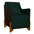 Kit 2 Poltronas Decorativas P/ Sala Quarto Heloisa Veludo Com