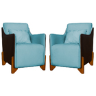 Kit 2 Poltronas Decorativas P/ Sala Quarto Heloisa Veludo Com