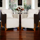 Kit 2 Poltronas Decorativas P/ Sala Quarto Heloisa Veludo Com