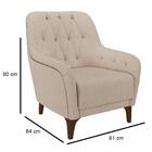 Kit 2 Poltronas Decorativas Para Sala Com Capitonê Pietà M22